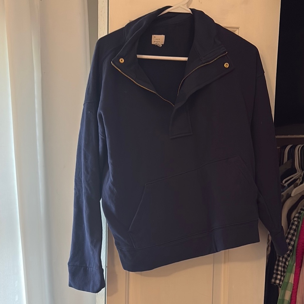 a new day Navy Pullover with Quarter-Zip